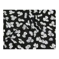 Timeless Treasures Dice Quilting Fabric Black