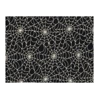 timeless treasures glow webs glow in the dark poplin quilting fabric b ...