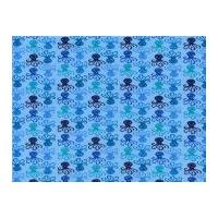 Timeless Treasures Mini Octupi Poplin Quilting Fabric Blue