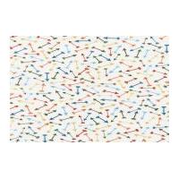 Timeless Treasures Tossed Arrows Poplin Quilting Fabric White