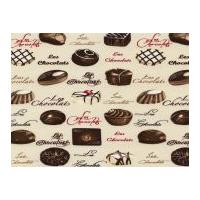 timeless treasures les chocolats poplin quilting fabric cream