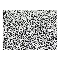 timeless treasures dominoes puzzle quilting fabric black