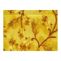 timeless treasures vines poplin quilting fabric gold