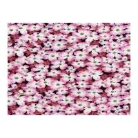 Timeless Treasures Dogwood Poplin Quilting Fabric Pink