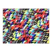 Timeless Treasures Chevron Quilting Fabric Multicoloured