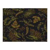 Timeless Treasures Harvest Poplin Quilting Fabric Fern