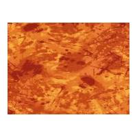 Timeless Treasures Splatter Poplin Quilting Fabric Orange