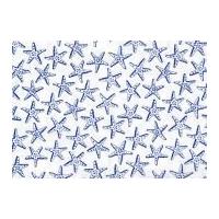 Timeless Treasures Starfish Poplin Quilting Fabric White