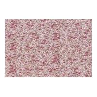 Timeless Treasures Small Floral Poplin Quilting Fabric Pink