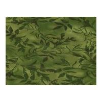 Timeless Treasures Sprigs Poplin Quilting Fabric Green