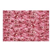 Timeless Treasures Packed Floral Poplin Quilting Fabric Pink