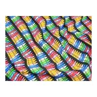 timeless treasures pencil crayons quilting fabric black