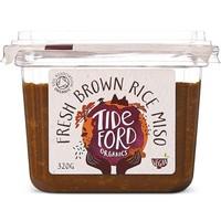 tideford fresh brown rice miso 320g