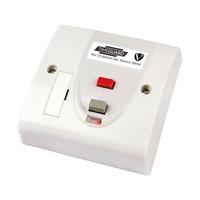 Timeguard RCD10WPV White Fused Latching RCD Connection