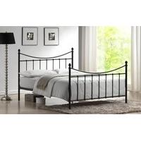 time living alderley metal bed frame small double ivory