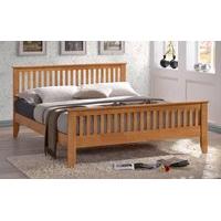 time living turin wooden bed frame single