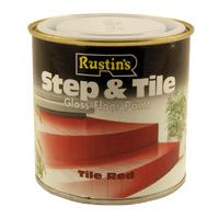 Tile Red Step and Tile Gloss Floor Paint 250ml