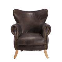 Timothy Oulton Scholar Chair, Destroyed Black