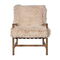 Timothy Oulton Wild Yeti Sheepskin Easy Chair