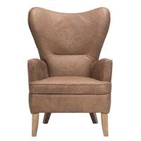 Timothy Oulton Mentor Leather Chair, Destroyed Raw
