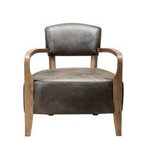 Timothy Oulton Cabana Chair, Vagabond Black and Weathered Oak