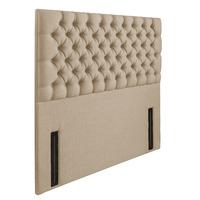 tiffany floorstanding upholstered headboard beige single