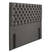 Tiffany Floorstanding Upholstered Headboard - Superking - Slate