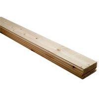 Timber Cladding Smooth Cladding (T)7.5mm (W)95mm (L)890mm Pack of 5