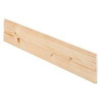 Timber Cladding Smooth Cladding (T)7.5mm (W)95mm (L)2400mm Pack of 5