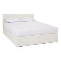 tivoli leather ottoman bed small double white