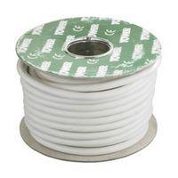 Time 5 Core Round Flexible Cable 1.0mm² 3185Y White 25m