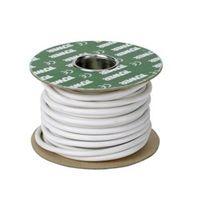 Time 4 Core Round Flexible Cable 1.0mm² 3184Y White 25m