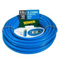 Time 3 Core Arctic Flexible Cable 1.5mm² 3183YA Blue 10m