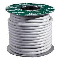 time 3 core heat resistant flexible cable 25mm 3093y white 25m