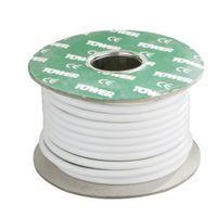 Time 3 Core Round Flexible Cable 1.5mm² 3183Y White 25m