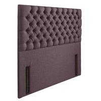 Tiffany Floorstanding Upholstered Headboard - Small Single - Amethyst