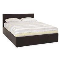 tivoli leather ottoman bed small double brown