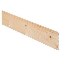 Timber Cladding Smooth Cladding (T)7.5mm (W)95mm (L)2400mm Pack of 5