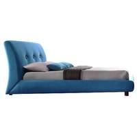 time living sache teal upholstered bed frame sache upholstered bed fra ...