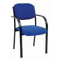 TITAN STEEL BLACK FRAME VISITORS CHAIR G5 ROYAL - WXDXH: 420 X 480 X 830