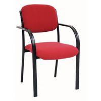 TITAN STEEL BLACK FRAME VISITORS CHAIR G5 GARNET - WXDXH: 420 X 480 X 830