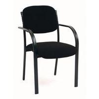 TITAN STEEL BLACK FRAME VISITORS CHAIR G5 CHARCOAL - WXDXH: 420 X 480 X 83