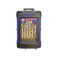 Titanium Drill Bit Set 16 Piece 1-8mm