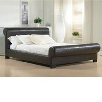 Time Living Valencia 4FT 6 Double Leather Bedstead