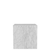Timothy Oulton Marble Cube Side Table, White Marble