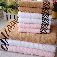 Tiger Stripes Bamboo Fiber Ultra Soft Water Bath Towel