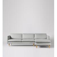 Tivoli Right-hand corner sofa in Alaska Weave, Oak Feet