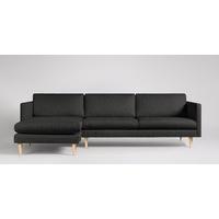 Tivoli Corner Sofa in Quartz Weave, Birch Feet