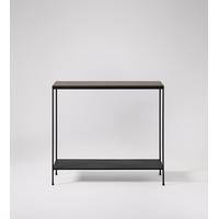 tiryns console table in concrete steel