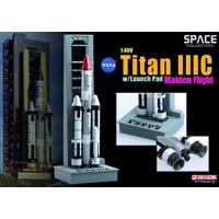 Titan IIIC on NASA Launch Pad (Maiden Flight) Diecast Model Spacecraft